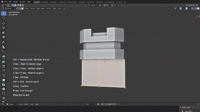 Blender N边面切割建模插件Face Cutter V1.10.0网盘下载
