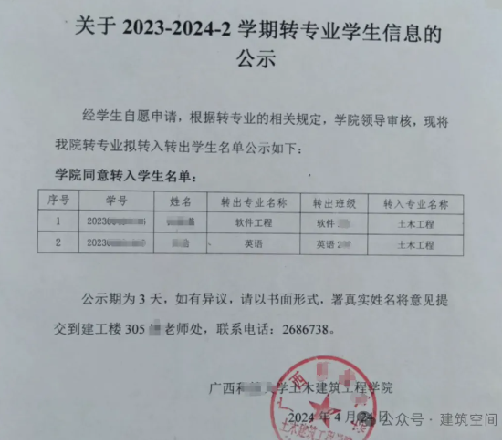 这年头，居然还有人反向转入土木工程专业 ​​​