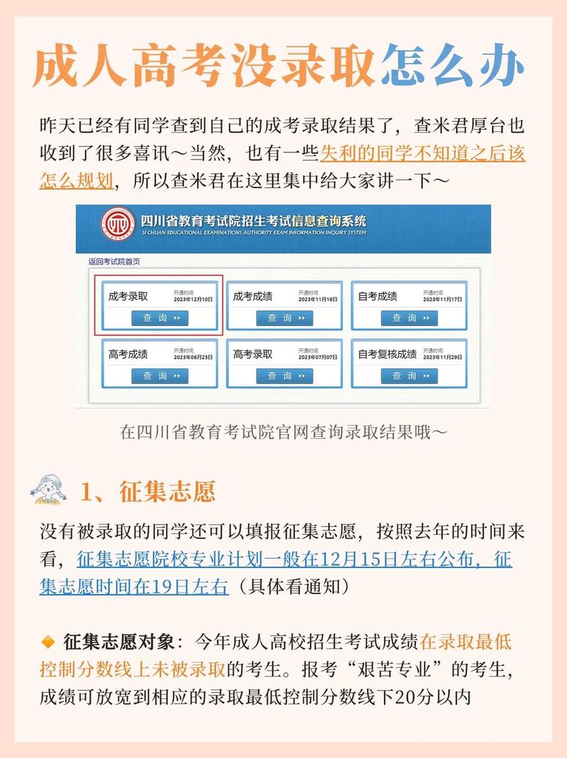 成人高考专升本成绩查询及未录取应对方法 成人高考专升本成绩查询及未录取应对方法 - 腿腿教学网
