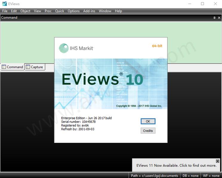 EViews 10.0中文破解版,附带安装破解教程亲测可用! EViews 10.0中文破解版,附带安装破解教程亲测可用! - 腿腿教学网