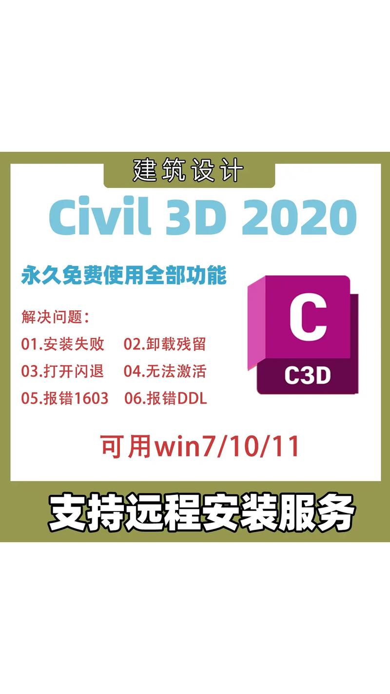 Civil3D 2020中文破解版,附带安装破解教程亲测可用! Civil3D 2020中文破解版,附带安装破解教程亲测可用! - 腿腿教学网