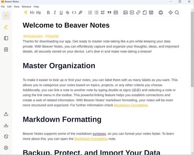 开源免费海狸笔记BeaverNotes3.8.0，最新版下载安装！ - 腿腿教学网
