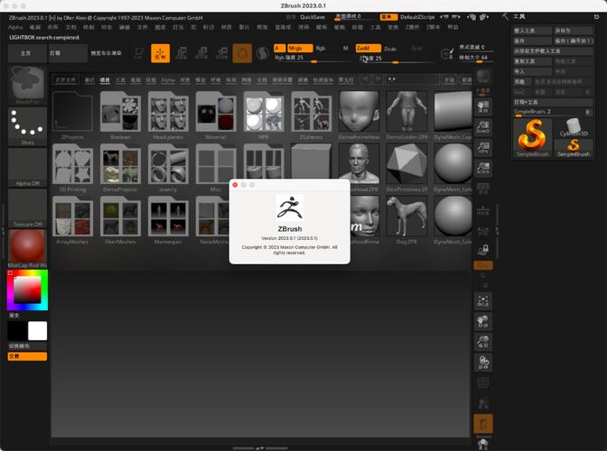 ZBrush2023中文破解版，附带安装破解教程亲测可用！ - 腿腿教学网