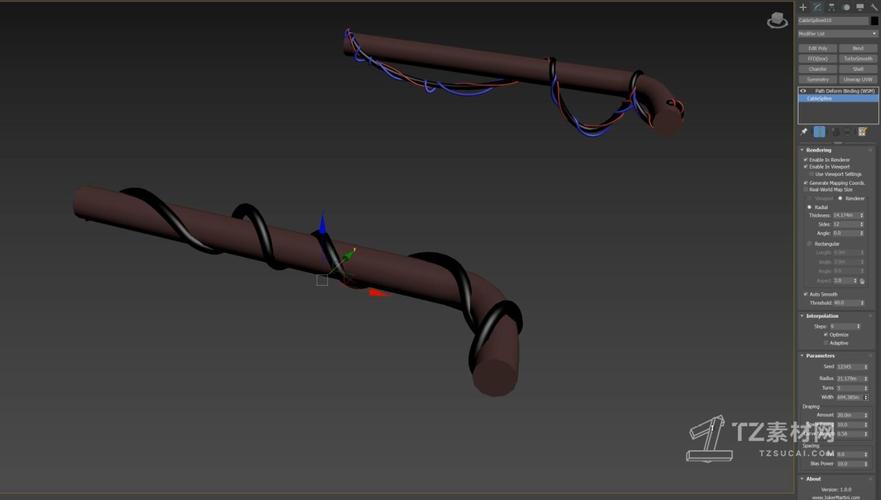 Cable Placer 1.1 for 3DS MAX 2013-2022稳定激活版下载 Cable Placer 1.1 for 3DS MAX 2013-2022稳定激活版下载 - 腿腿教学网