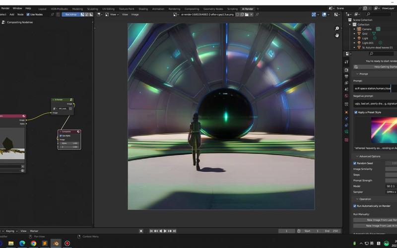 Blender插件-Ai人工智能自动渲染 Ai Render – Stable Diffusion In Blender V0.6.6,官方最新版! Blender插件-Ai人工智能自动渲染 Ai Render – Stable Diffusion In Blender V0.6.6,官方最新版! - 腿腿教学网