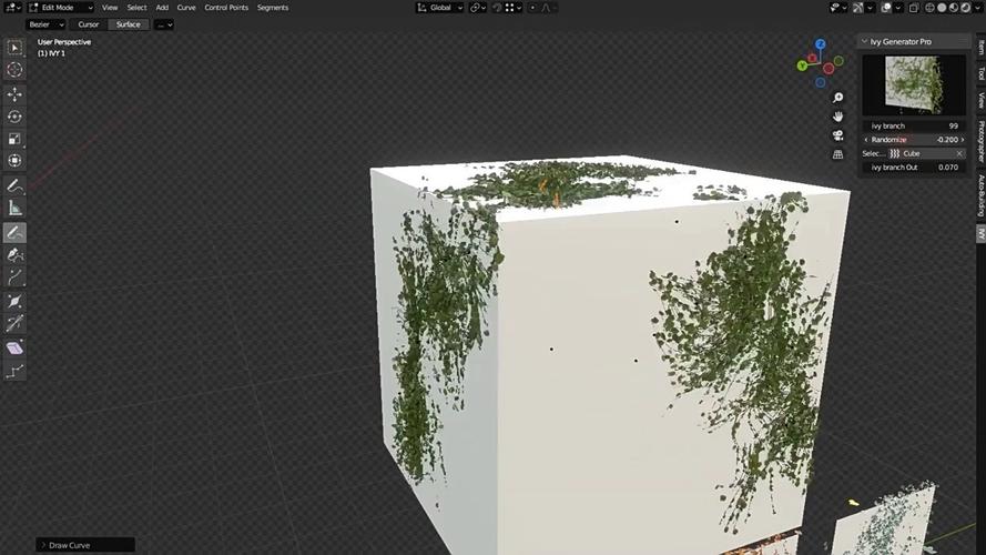Blender插件-Baga Ivy Generator V1.0.3常春藤爬山虎植物模型生成工具,官方最新版! Blender插件-Baga Ivy Generator V1.0.3常春藤爬山虎植物模型生成工具,官方最新版! - 腿腿教学网