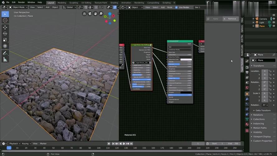 Blender插件-Super Texture V1.8 PBR分层材质贴图一键制作,附详细安装教程! Blender插件-Super Texture V1.8 PBR分层材质贴图一键制作,附详细安装教程! - 腿腿教学网
