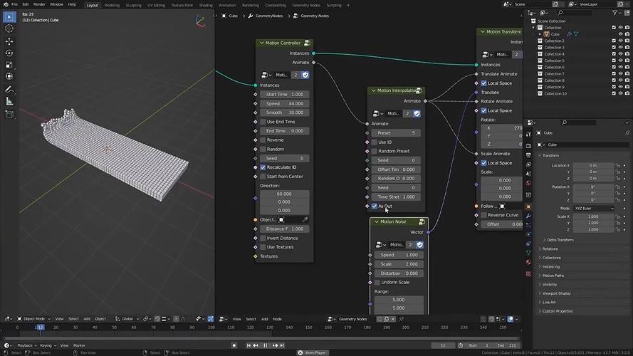 Blender插件一键生成MG动画Motion Animate V0.5,永久使用! Blender插件一键生成MG动画Motion Animate V0.5,永久使用! - 腿腿教学网
