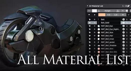 Blender插件 材质灯光摄像机场景素材列表 All Material List V2.7.4，安装了的用户都说好！ - 腿腿教学网