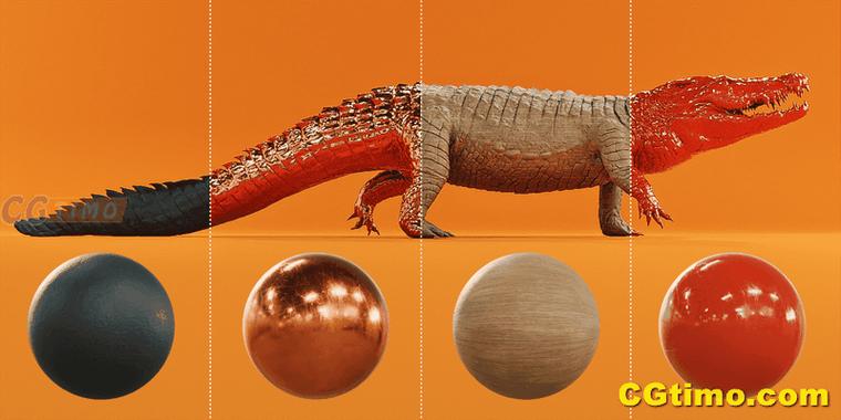 Blender插件 100种材质模型预设库 Crafty Asset Pack V1.2 1K+4K，附详细介绍说明！ - 腿腿教学网