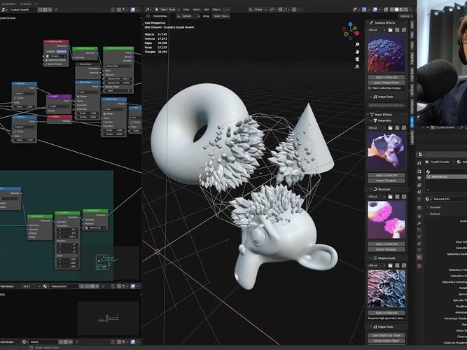 Blender插件 抽象艺术作品生成器 BY-GEN v9.2,附详细介绍说明! Blender插件 抽象艺术作品生成器 BY-GEN v9.2,附详细介绍说明! - 腿腿教学网