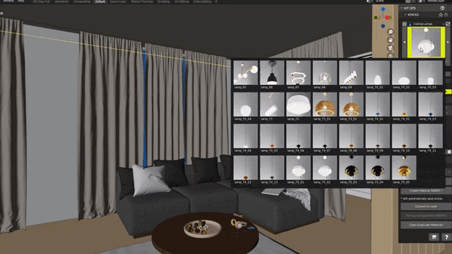 Blender终极资产库!1322组高级全套室内设计3D模型插件预设!,官方最新版下载! Blender终极资产库!1322组高级全套室内设计3D模型插件预设!,官方最新版下载! - 腿腿教学网