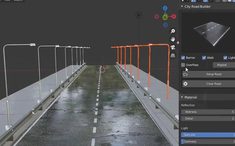 Blender插件 三维城市道路系统生成器 City Road Builder V2.1,永久使用! Blender插件 三维城市道路系统生成器 City Road Builder V2.1,永久使用! - 腿腿教学网