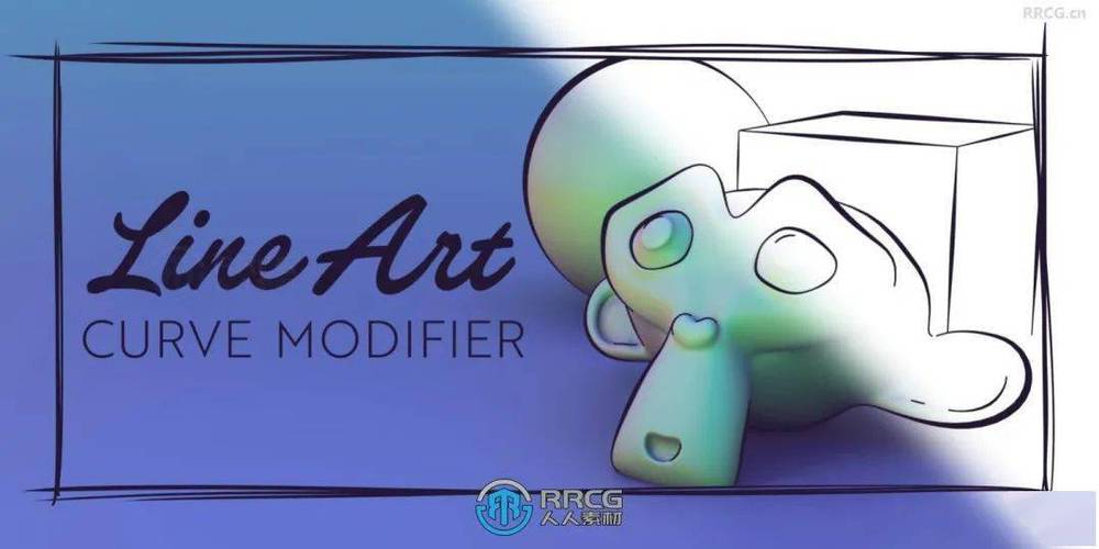 Blender插件 线条艺术曲线修改器 Line Art Curve Modifier v1.1,官方最新版! Blender插件 线条艺术曲线修改器 Line Art Curve Modifier v1.1,官方最新版! - 腿腿教学网