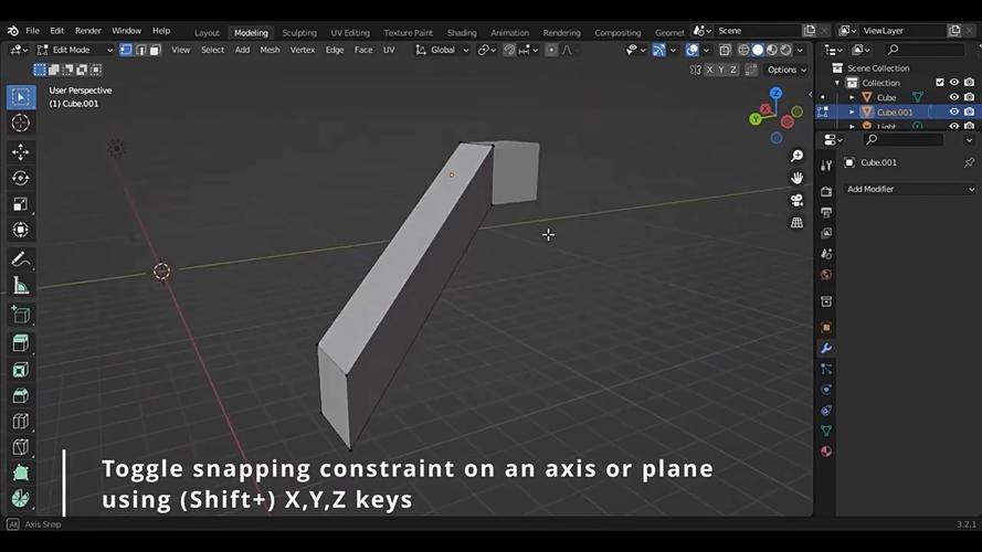 Blender插件 顶点吸附对齐工具 QuickSnap v1.4.5,官方最新版! Blender插件 顶点吸附对齐工具 QuickSnap v1.4.5,官方最新版! - 腿腿教学网