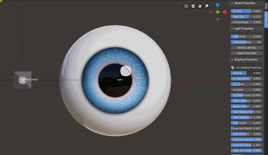 Blender插件 快速创建眼睛工具 Danny Mac Eye Designer v1.3.6,压缩包下载! Blender插件 快速创建眼睛工具 Danny Mac Eye Designer v1.3.6,压缩包下载! - 腿腿教学网