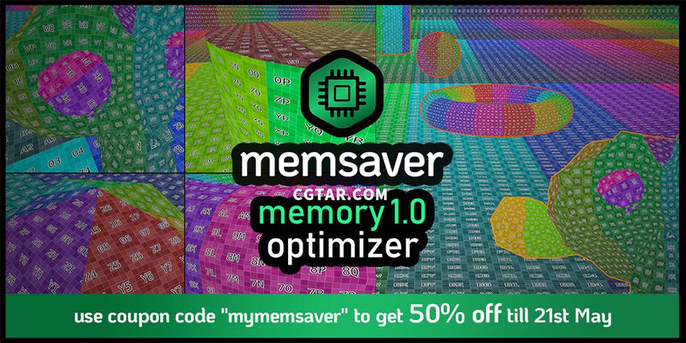 Blender插件 内存自动优化 Memsaver Memory Optimizer Vram Saver V1.1.0,最新版下载安装! Blender插件 内存自动优化 Memsaver Memory Optimizer Vram Saver V1.1.0,最新版下载安装! - 腿腿教学网