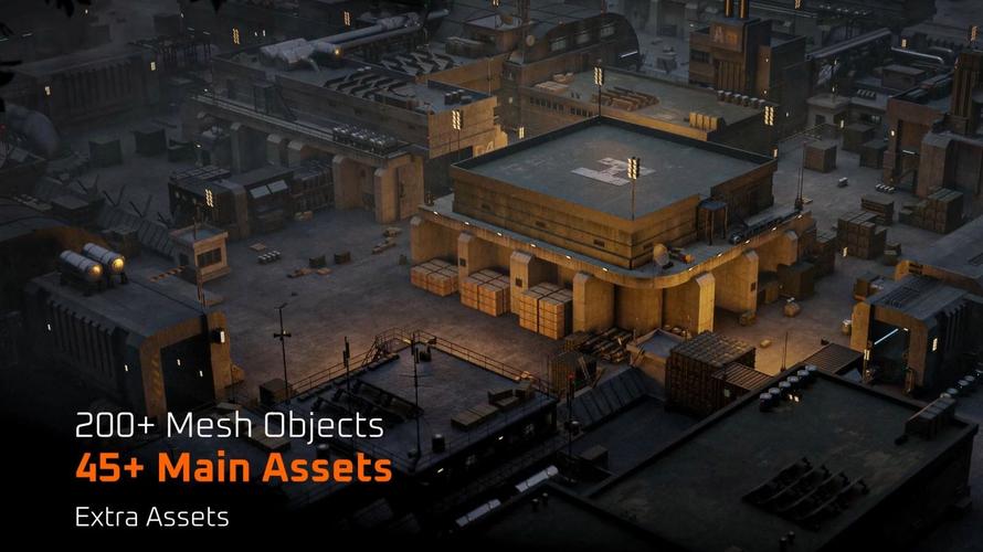 Blender场景预设-极简风格Future Warfare + Textures模型打造未来科幻军事基地,安装了的用户都说好! Blender场景预设-极简风格Future Warfare + Textures模型打造未来科幻军事基地,安装了的用户都说好! - 腿腿教学网