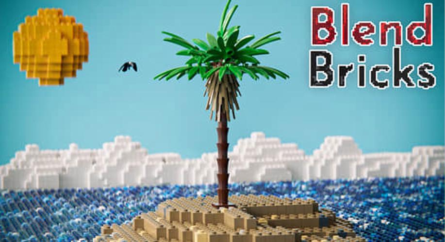 Blender三维乐高玩具资产预设插件百度网盘下载 Blender三维乐高玩具资产预设插件百度网盘下载 - 腿腿教学网