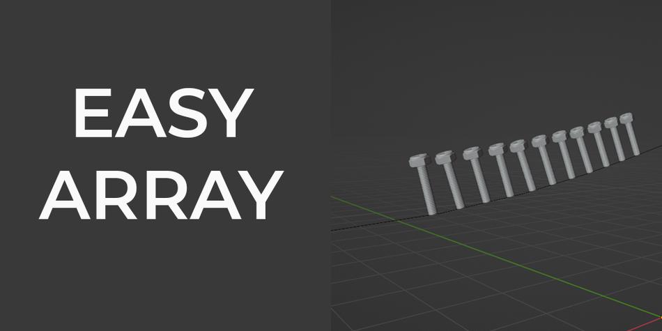 Blender插件 快速制作物体阵列分布效果 Easy Array v1.2.0,永久使用! Blender插件 快速制作物体阵列分布效果 Easy Array v1.2.0,永久使用! - 腿腿教学网