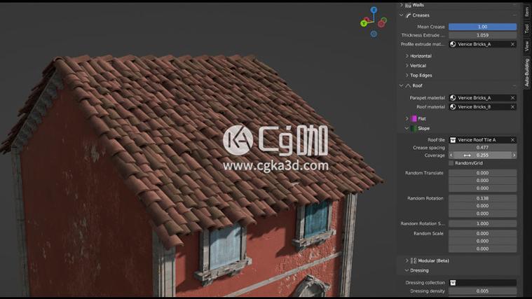 Blender插件 三维楼房建筑自动生成器+预设 Auto-Building v1.1.4，附真实用户使用体验！ - 腿腿教学网