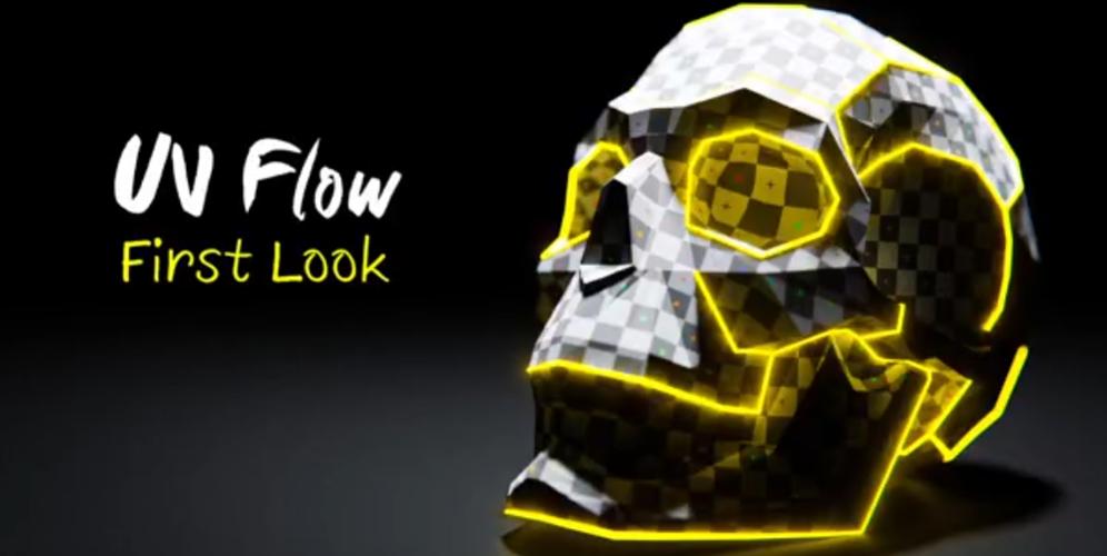 Blender插件 智能快捷贴图展UV工具 UV Flow v0.9.2，最新版下载安装！ - 腿腿教学网