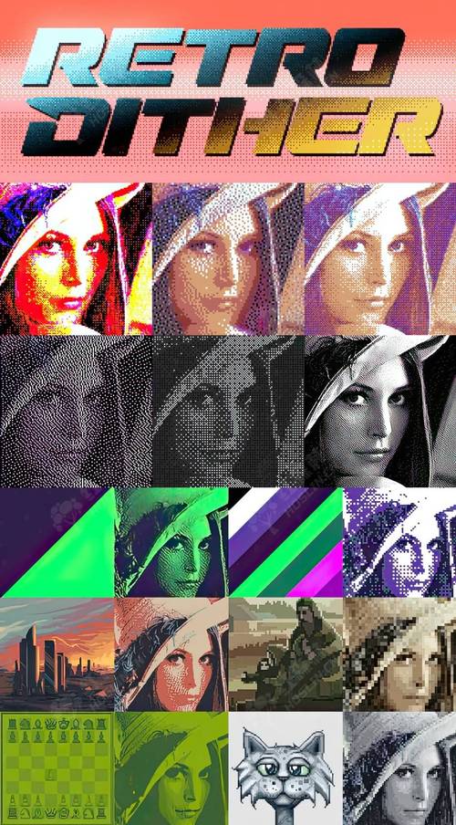 AE/PR插件-复古纹理粗糙怀旧8bit比特像素效果 RetroDither v1.8 支持系统Mac/Win,官方最新版! AE/PR插件-复古纹理粗糙怀旧8bit比特像素效果 RetroDither v1.8 支持系统Mac/Win,官方最新版! - 腿腿教学网