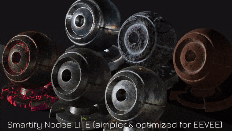 智能特效材质预设资产 Smartify Nodes V1.04网盘下载 - 腿腿教学网