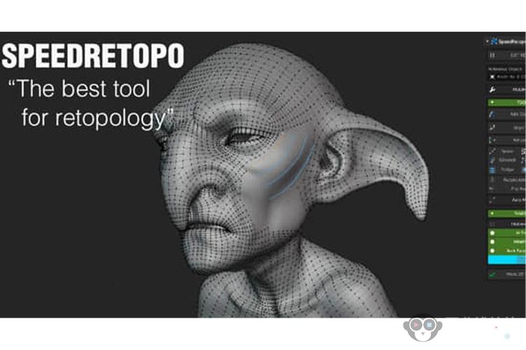 Blender插件 模型重拓扑 SpeedRetopo v0.2.3,官方最新版下载! Blender插件 模型重拓扑 SpeedRetopo v0.2.3,官方最新版下载! - 腿腿教学网