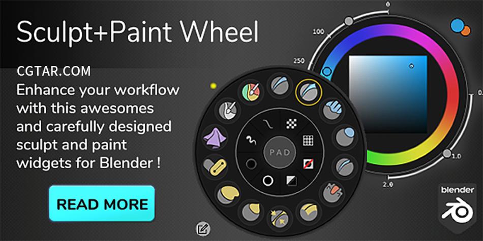 Blender插件 雕刻绘画快捷操作小工具面板 Sculpt-Paint Wheel V3.0.3,安装了的用户都说好! Blender插件 雕刻绘画快捷操作小工具面板 Sculpt-Paint Wheel V3.0.3,安装了的用户都说好! - 腿腿教学网