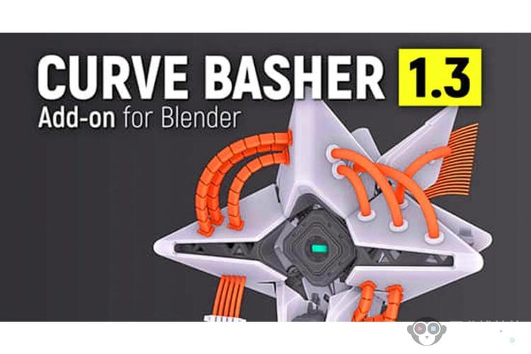 Blender插件 三维电缆曲线链接生成器 Curve Basher V1.3.9,压缩包下载! Blender插件 三维电缆曲线链接生成器 Curve Basher V1.3.9,压缩包下载! - 腿腿教学网