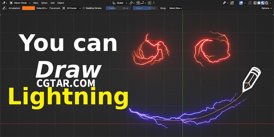 Blender插件 一键闪电生成器Procedural Lightning Generator,官方最新版! Blender插件 一键闪电生成器Procedural Lightning Generator,官方最新版! - 腿腿教学网