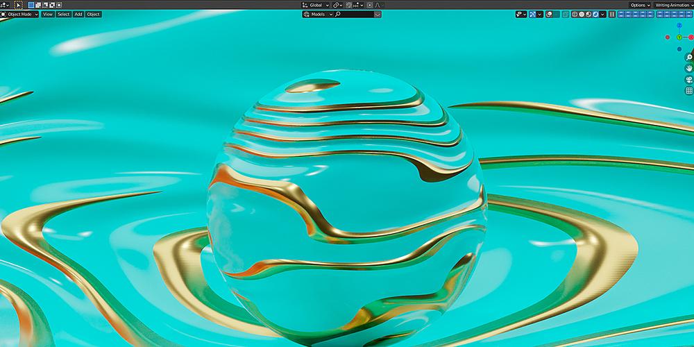 Blender预设 模型边框线条着色器资产 Basic Edge Shader，网盘下载！ - 腿腿教学网