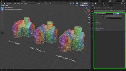 Blender插件 自动展UV工具 AutoUV V1.0.1,附真实用户使用体验! Blender插件 自动展UV工具 AutoUV V1.0.1,附真实用户使用体验! - 腿腿教学网