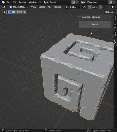 Blender插件 快速破坏损伤模型效果 OCD (One Click Damage) V1.8.2,附详细安装教程! Blender插件 快速破坏损伤模型效果 OCD (One Click Damage) V1.8.2,附详细安装教程! - 腿腿教学网