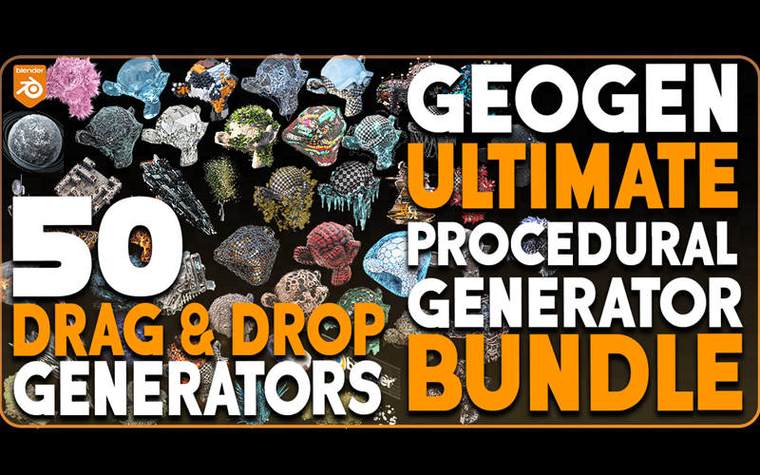 Blender资产 Bp Geogen Ultimate Generators BundleBlender,附详细介绍说明! Blender资产 Bp Geogen Ultimate Generators BundleBlender,附详细介绍说明! - 腿腿教学网