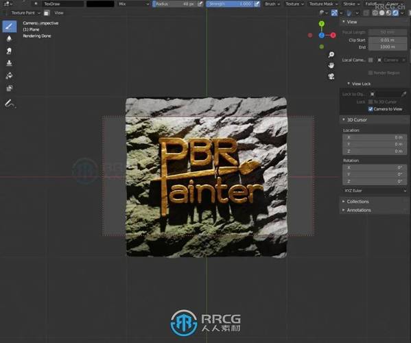 Blender插件 多通道PBR材质纹理绘制工具 PBR Painter V2.4.11，永久使用！ - 腿腿教学网