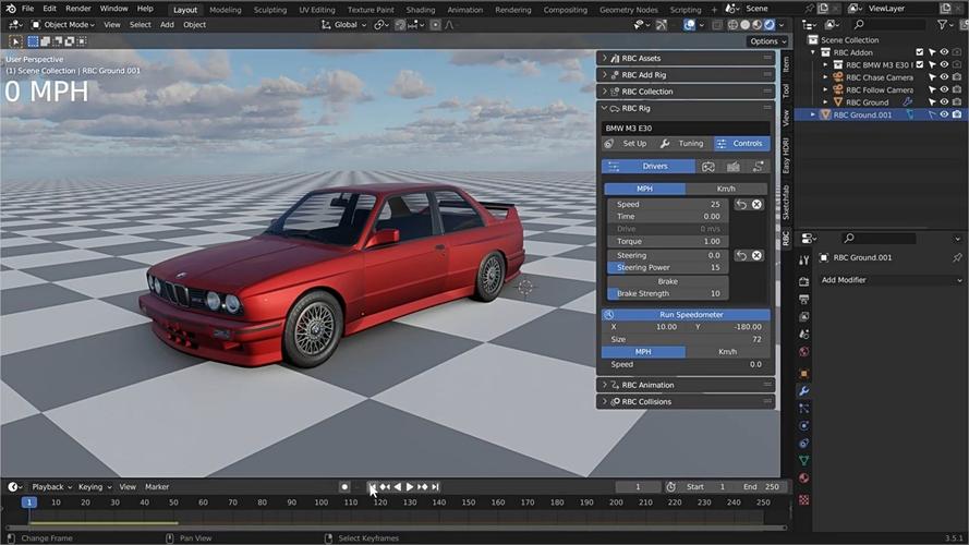 Blender插件 汽车模型绑定 RBC Pro V1.3.2,附真实用户使用体验! Blender插件 汽车模型绑定 RBC Pro V1.3.2,附真实用户使用体验! - 腿腿教学网
