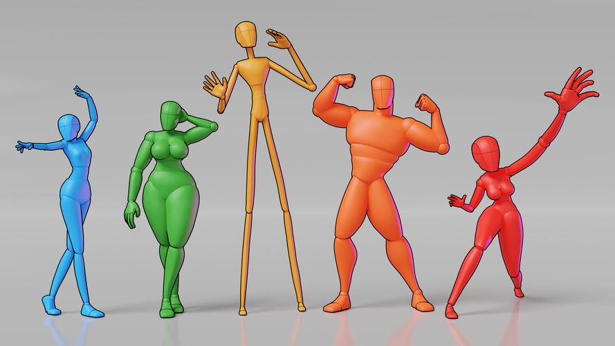Blender插件 人体三维模型创建生成工具 Adjustable Mannequin V1.2,附详细安装教程! Blender插件 人体三维模型创建生成工具 Adjustable Mannequin V1.2,附详细安装教程! - 腿腿教学网