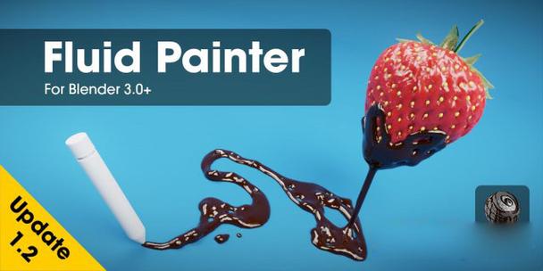 Blender插件 Fluid Painter v1.3.18 轻松绘制流体工具,最新版下载安装! Blender插件 Fluid Painter v1.3.18 轻松绘制流体工具,最新版下载安装! - 腿腿教学网