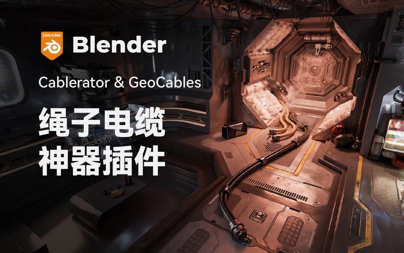 Blender插件 快速创建悬挂电缆线 Cablerator V1.4.8,官方最新版下载! Blender插件 快速创建悬挂电缆线 Cablerator V1.4.8,官方最新版下载! - 腿腿教学网