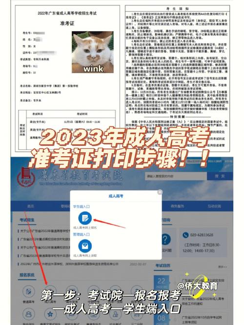 2023年北京成人高考准考证打印流程优化 - 腿腿教学网