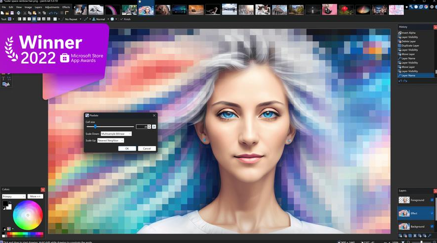 免费图像编辑工具 Paint.NET v5.1.5 x64，附详细介绍说明！