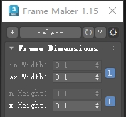Frame Maker v1.15 for 3dmax 2016-2024最新免费版下载，附详细图文安装教程！