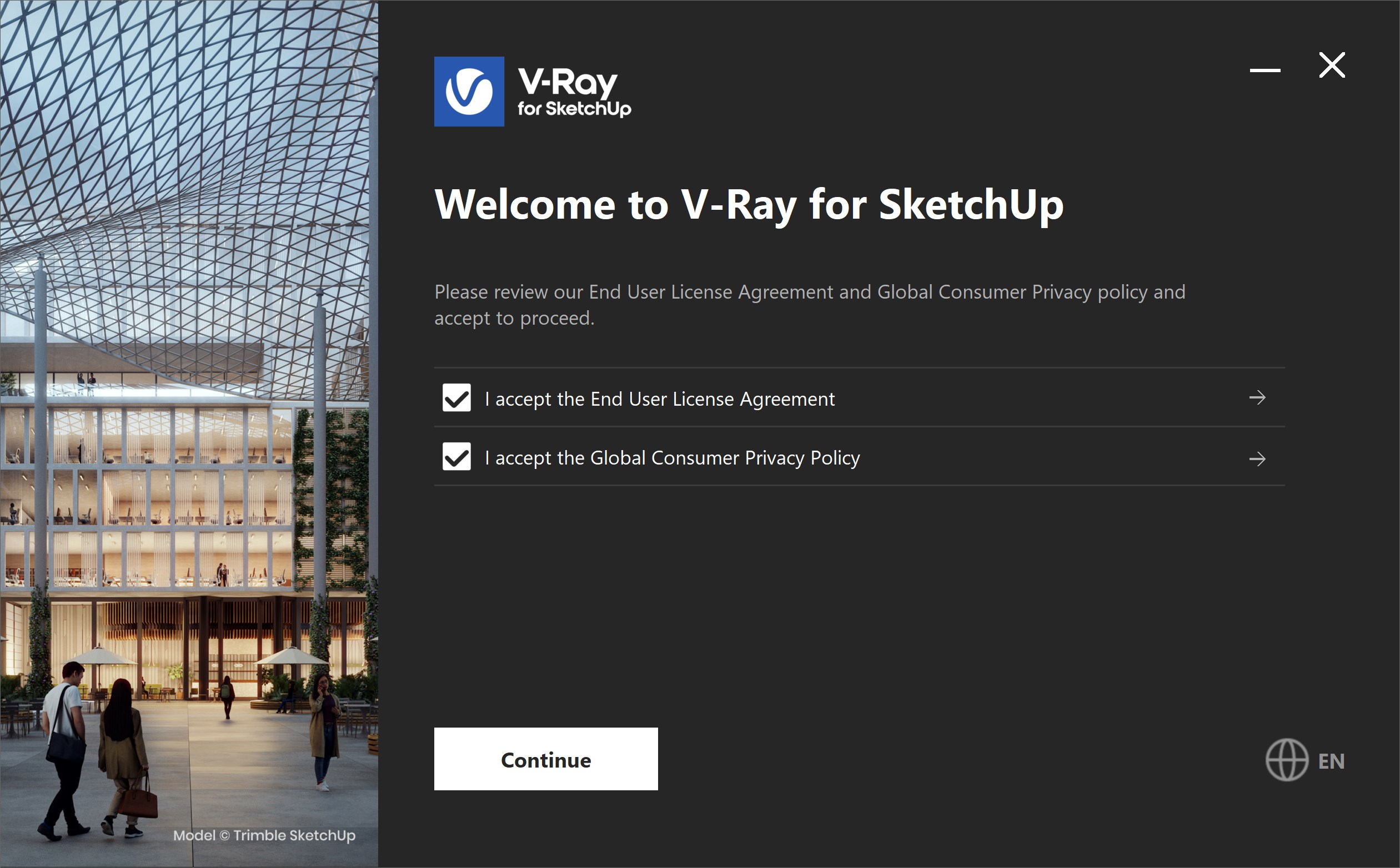 V-Ray 7 for SketchUp安装向导