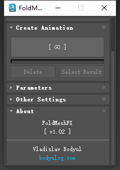 3dmax插件：FoldMeshFX V1.02 For 3Dmax 2010-2024官方正式版下载