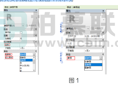 腿腿教学网-Revit中参照线与参照平面的区别（文/ST）