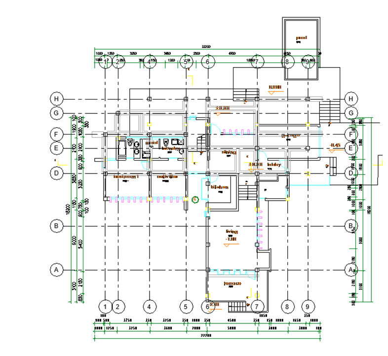 image.png 腿腿教学网-BIM教程-小别墅案例实践之墙体的绘制