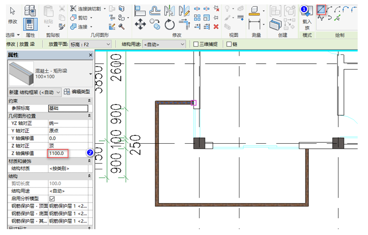 image.png 腿腿教学网-BIM教程-小别墅案例实践之墙体的绘制