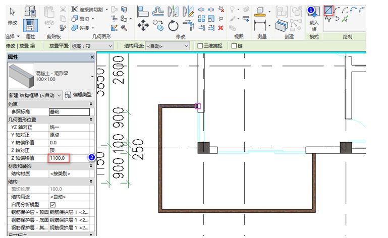 image.png 腿腿教学网-BIM教程-小别墅案例实践之墙体的绘制
